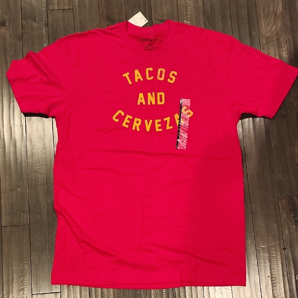 Fifth Sun Red 'Tacos and Cervezas' Graphic Tee